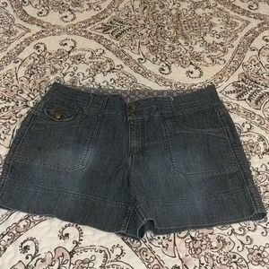 Dark Wash Denim Shorts